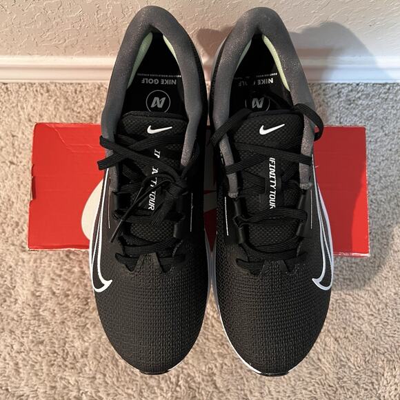Nike Air Zoom Infinity Tour 2 Men Golf Shoes Black Size 9.5 Wide FD0218-002 New main image 7